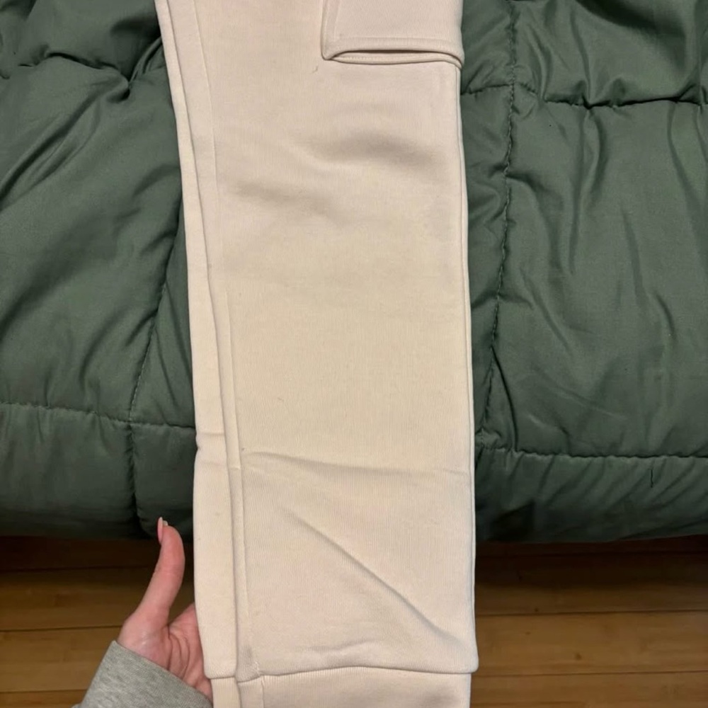 Adidas Cream Zip Pocket Sweatshirt